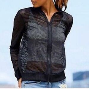 Victoria Secret Sport Mesh Bomber Jacket L *See Sizing Remark